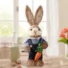 Party Decoration Straw Easter Simulation Cartoon Animal Home Ornament Editing Happy Gift 2024