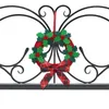 装飾的な花クリスマスドアリース8インチ人工花輪室内装飾窓のムードを作成する