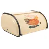 Storage Bottles Bread Container Metal Bin Kitchen Countertop Food Box Household Holder Breadbox Organizer