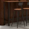 モダンな高級バーチェアカウンターカフェレストラン木製オフィスバーチェアキッチン屋外タブレテアルトバルコニー家具YY50BC
