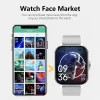 Bekijkt Sport Smart Watch Fitness Clock Health Monitor Waterdichte smartwatch Bluetooth Call Watches for Men Women IOS Xiaomi Huawei 2023