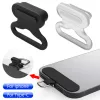 2 w 1 Anti Lost Dust Plug Plaste dla iPhone'a 14 Samsung Google Type C Apple ładowanie Port Prood Protektor Silikon Silikon