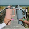 Sleutelringen Andere drinkware -letter Charm Accessoires voor 40 oz Cup Initiële naam ID Personaliseerde handgreep Tumbler Drop Delivery OttQJ