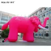 Longueur de 8 m (26 pieds) avec ventilateur bon vendeur gonflable Red Elephant Air Blown Animal Ballon for Outdoor Advertising Exhibition