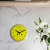 Mini relógio de parede de otário banheiro anti-nebro impermeável 7 cm de cozinha de cozinha pequena relógio de mesa de quartzo