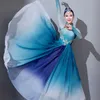 Abbigliamento tradizionale mongole Hanfu Abbigliamento classico Costume nazionale tibetano plus size 6xl Minority Folk Dance Show Stage