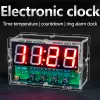 Kit d'horloge numérique multifonctionnel Charge de la température de l'horloge électronique exercice de soudage d'alarme de bricolage