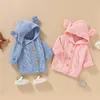 0-18 mois pour bébés filles garçons tricot cardigan sweat à capuche tops chauds