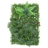 Decorative Flowers Privacy Fence Screen Simulated Green Wall Faux Plants Outdoor Hedge Panel
