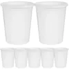 Garrafas de armazenamento 20 conjuntos Bowl Bowl Clear mingau xícaras toma recipientes para recipientes de bebida descartável de bebida