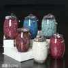 Color Kitchen Food Jar Mini Ceramic Medicine Jar Sealed Tea Caddy Desktop Decoration Gift Box Bottle Container Home Decoration 240411