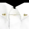 Cuff Links Classic mens neckline pin necklace clip bar cross tassel chain shirt neckline pin wedding dress set brooch lapel pin clothing accessories Y240411