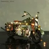 Arts and Crafts Vintae Retro Motorcycle Model PropsMetal Craft Ornaments Bar Metal Bubble Handicraft Furnishin Articles Decor Shootin Props L49