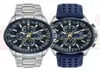 Luxe waterdichte kwarts horloges Business Casual Steel Band Watch Men039s Blue Angels World Chronograph Worwatch 2112319218008