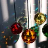 Toppkvalitet 30mm fasetterad bollprisma ljuskronor delar kristaller som skinnar glashänge hängande sol catcher regnbågstillverkare