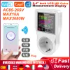 Wattmetro di alimentazione intelligente TUYA WiFi Wattmeter 0-100A 85-265 V METURA DI POTENZA A CA