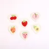 10pcs mignon mini mesh creux amour Patches de fruits en dentelle en tissu de lacerie couches de coton diy