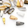 100/200pcs clips colgante de 7/9 mm Pinch Pinch Bailcas de fianza Conectores Collar Hanchos para joyas que se encuentran para encontrar accesorios de piezas suministros