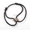 Bangle Simple Fashion Bracelet 3 Metal Buckle Buckle Hand Bracelet Mens Rope Pracelet للنساء هدايا المجوهرات 24411