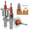 HSS Counter Sink Drill Bit with Adjustable Locator Woodworking Router Bit Milling Cutter Screw Extractor Wood Drilling Bit Tools