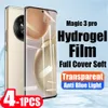 4-1pcs pour Honor 70 Pro 60 50 SE Film d'hydrogel pour Honor Magic 3 4 Lite Pro Plus Film de protection Protector 9d Couverture complète