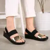 2023 New Sandals Summer Platform Shoes Women Beach Outside Slippers Man Soft Thick Sole Non-slip Indoor Slides Cool Black