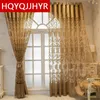 HHQQJJHYR European Luxury Tulle For Living Room Bedroom Kitchen High-Quality Modern Voile Curtain For Hotel Apartment