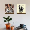 Vinil Record Display Stand Woodenshelf Record titular pendurado LP Storage LP Presente para os amantes da música Porta de vinil