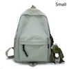 Rugzak Fashion School Solid Color Canvas Backpacks For Teenage Girl Casual Bag Dames Schoolbags Rucksack Travel