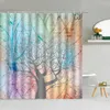 Tende per doccia coloranti coloranti creatività creatività pianta paesaggio in poliestere per bagno con ganci decorazioni per la casa