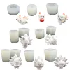 Nio svansade rävar silikonformar Epoxiharts Mögel Diy Candle Molds Table Prydnadsverktyg för att tillverka hantverksmaterial