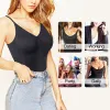 Body Shapers Bodysuit Deep V Neck Spaghetti Strap Bodysuits Camis Midje Trainer Open Crotch Briefs Shapewear Slimming Underwear