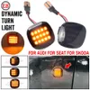 Pour Skoda Fabia Octavia Mk1 Mk2 Roomster Rapid NH3 LED Turn Signal Signal Marker Light Sequential Lampe For Audi Seat Ibiza