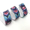 Stampa geometrica azteca da 20 mm piega su fascia elastica elastica bere -da -te per ragazze cravatta accessori per la fascia alla fascia all'ingrosso