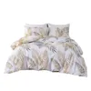 Modern stil guldtryck drottning täcke täcke set mjuk bekväm enkel dubbel sängkläder set tvilling king täcke täcke och 2 kuddväskor
