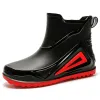 Chaussures de pluie pour hommes extérieurs Chaussures en caoutchouc durables étanches