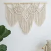 Duży macrame WALL TABESTRING TOPRY Z DODZINNYM STYNK RĘCZNY BOHEMIA TASSEL Curtain Wedding BackGrou Boho Decor 240411