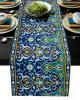 Linen Burlap Table Runner Kolorowe maroko kwiaty Islam Arabesque Kitchen Stale Runners Dinner Party Wedding Events Decor