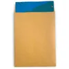 غلاف الهدية 50pcs الكتالوج البريدي الظرف فارغة لا توجد كلمة سميكة صفراء كرافت حقيبة الورق 4.3x6.8 بوصة/110x175mm