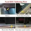 4M Car Window Rubber Seal Strip Weatherstrip Edge Trim Sticker For Car Door Glass Windows Edge Moulding Styling Width 15mm/20mm