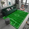 3D voetbalveld capet voor kinderkamer zachte flanellen vloermat kinderen wasbaar bed baby baby spelen groot gebied tapijt verjaardagscadeau