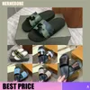 Flip Flip Double Luxury Slipper Designer Sapato para Mulher Man Slip Slippers Sandals Summer Sandale Beach Sapato xadrez de sandálias Diário 2024