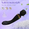 Andere gezondheidsschoonheidsartikelen Dubbelhoofdige AV Magic Wand Vibrator Dames Clitoral Stimulator Masturbator 10 Modi Massager Vrouw Speelgoed Volwassen producten L49