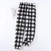 أحبة الدانتيل الليلية Long Plaid Pant Pant Lixt Leasting Sleep Sleep Flannel Winter Pajamas Print Bud 'Discal