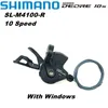Shimano Deore M4100 1x10S Rapidfire Plusシフトレバークランプバンド10速度SL-M4100シフターレバー自転車スイッチ10V 10S