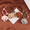 Keeschaines en peluche, clés de chien noir drôles pour clés de voiture clés de clés mignonnes filles sac à dos pendent de chiot gribouillé