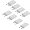 10stcs 5V 1A USB Travel Wall Charger Adapter Opladen voor Apple iPhone XS Max XS XR X SE 2020 8 7 6 6S 5S 5 SE 4 4S EU Telefoonstekker