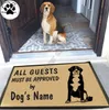 Gepersonaliseerde hondennaam Alaskan Malamute portier 3D Gedrukte deurmat Welkom deurmat