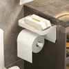 Z9EI Toilettenpapierhalter Toilette Plastikpapierhalter Lagernküchenhandtuch Platzierung von Gewürzflaschen Badezimmer Wandrolle des Papier Telefons 240410