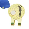 Clip di cappelli da golf magnetico marcatore da golf portatile mini golf metch mettine clip marcatore marchio verde per attrezzatura da golf